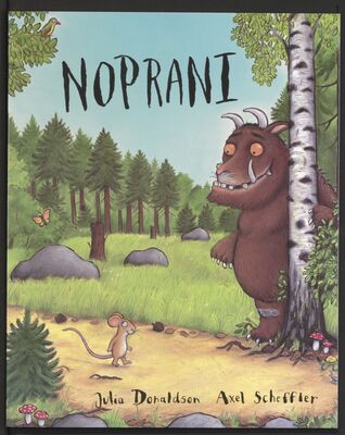 Das Cover von 'Noprani', dem Grüffelo auf Albanisch
