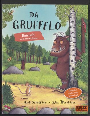 Das Cover von 'Da Grüffelo', dem Grüffelo auf Bairisch