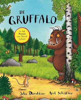 Das Cover von 'De Gruffalao in het Drents', dem Grüffelo im Denter Dialekt