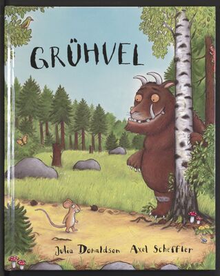 Das Cover von 'Grühvel', dem Grüffelo auf Estnisch