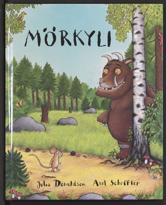 Das Cover von 'Mörkyli', dem Grüffelo auf Finnisch