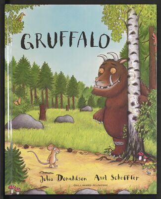 Das Cover von 'Gruffalo', dem Grüffelo auf Französisch