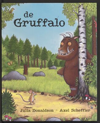 Das Cover von 'De Gruffalo', dem Grüffelo auf Holländisch