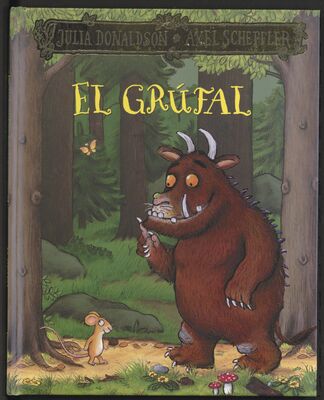 Das Cover von 'El grúfal', dem Grüffelo auf Katalanisch