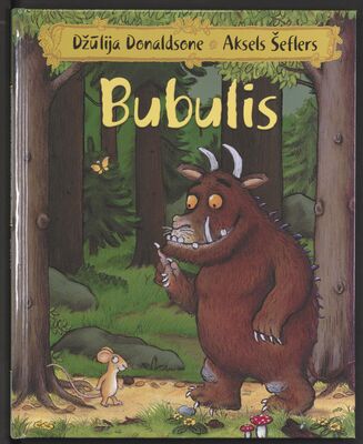 Das Cover von 'Bubulis', dem Grüffelo auf Lettisch