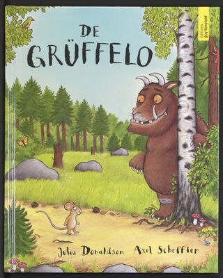 Das Cover von 'De Grüffelo', dem Grüffelo auf Luxemburgisch