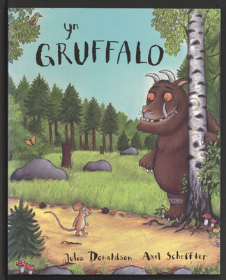 Das Cover von 'The Yn Gruffalo', dem Grüffelo in der Sprache Manx