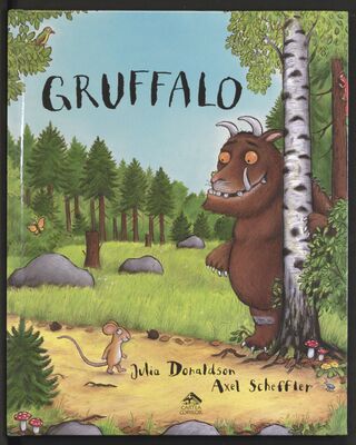 Das Cover von 'Gruffalo', dem Grüffelo auf Rumänisch