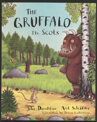 Das Cover von 'The Gruffalo in Scots', dem Grüffelo auf Schottisch