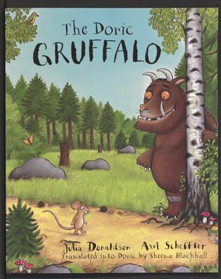 Das Cover von 'The Doric Gruffalo', dem Grüffelo im Dorisch-Dialekt