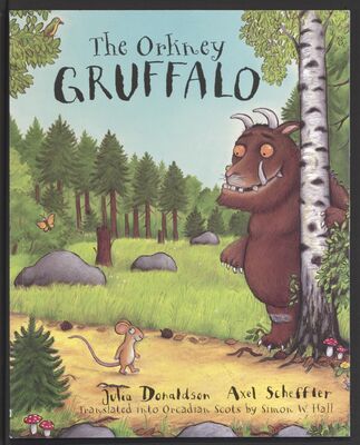 Das Cover von 'The Orkney Gruffalo', dem Grüffelo im Orkney-Dialekt