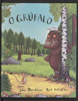 Das Cover von 'O Grúfalo', dem Grüffelo auf Galicisch