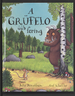 Das Cover von 'A Grüffelo üüb fering', dem Grüffelo auf Feringer Nordfriesisch