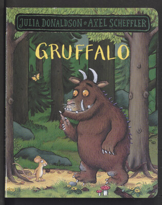 Das Cover von 'Gruffalo', dem Grüffelo auf Norwegisch